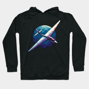 Glider Sailplane Biplane Hoodie